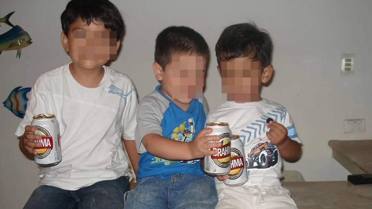 niños, alcohol